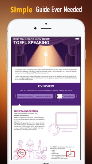 TOEFL Study Guide: Exam Prep Courses with Glossary(圖2)-速報App