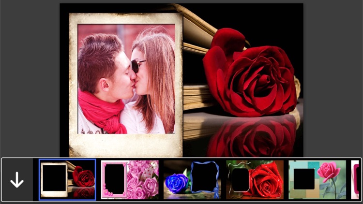 Rose Flower Photo Frame - Amazing Picture Frames & Photo Editor