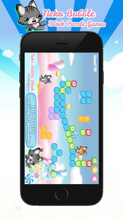 Neko Bubble Block Puzzle Games