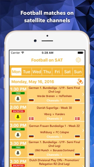 Football on SAT TV PRO: soccer matches schedule(圖1)-速報App