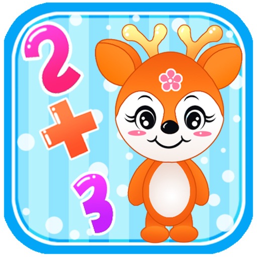 Child Learn Math － best free Educational game for kids,children addition,baby counting,cartoon Icon