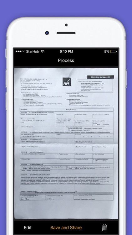 My Scanner Pro - PDF Scanner OCR & Printer for Documents, Receipts, Emails, Business Cards