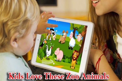 Animal Zoo & Farm Sounds - Fun Noises of peekaboo barn, monkey, dog, cat, Lion, sheep & more screenshot 4