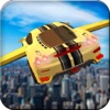 Futuristic Flying Car Drive 3D - Extreme Car Driving Simulator with Muscle Car & Airplane Flight Pilot FREE