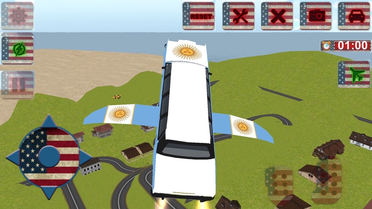 Limo Flying simulator 3d screenshot-4