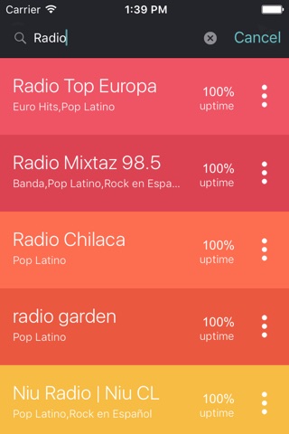 Cumbia: Latin America Radio Stations screenshot 3