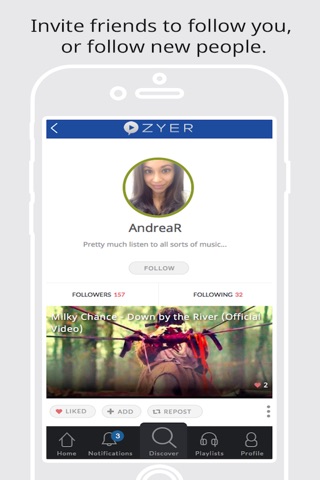 Zyer: Music Share and Promotion App screenshot 3