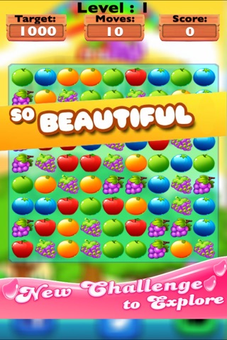 Amazing Fruit Candy Smash HD-Your Fruity Strategy Puzzle screenshot 3