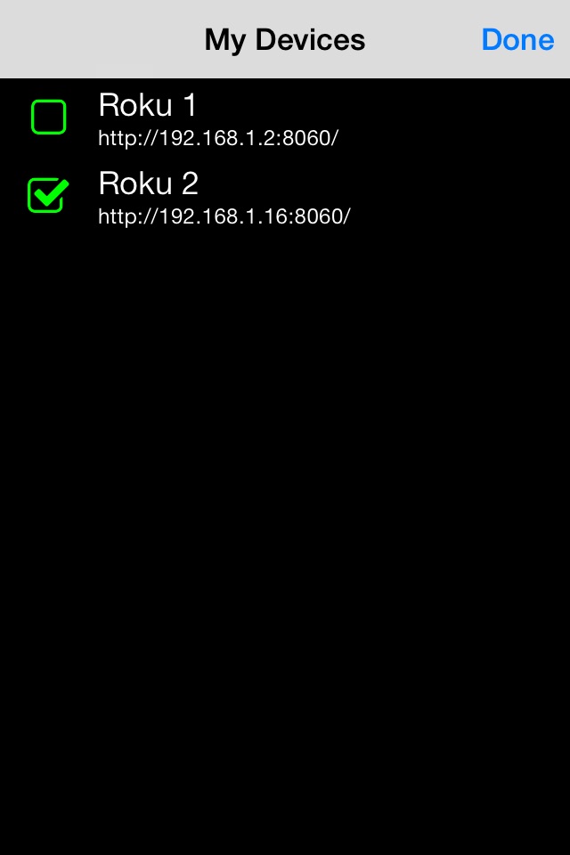 RMote Roku Remote screenshot 3