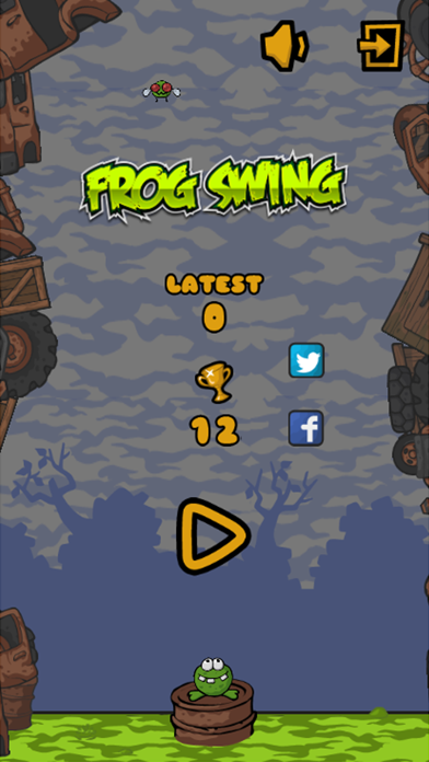 How to cancel & delete Frog Swing - Rope Swinging and Fly Games for Kids from iphone & ipad 1