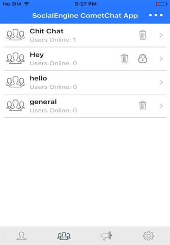 SocialEngine CometChat app screenshot 2