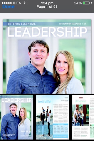 dōTERRA Leadership Magazine screenshot 2