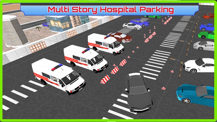 Multi-Storey Ambulance Parking - Emergency Hospital Rescue Driving Simulator