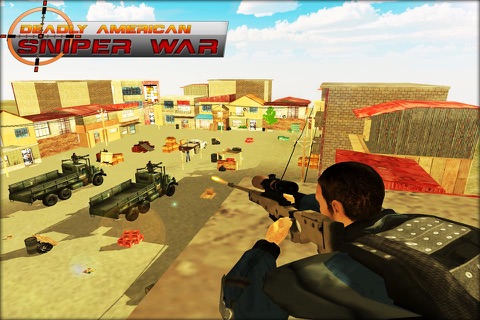 Deadly American Sniper War 3D - Commando Elite Sniper Missions screenshot 2