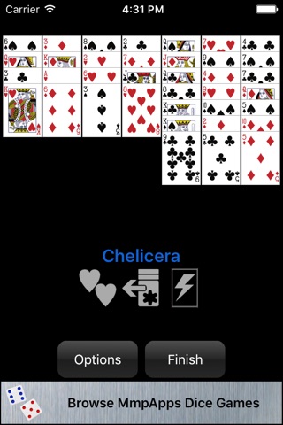 Chelicera Solitaire screenshot 2