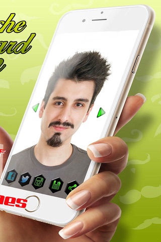 Mustache and Beard Salon – Virtual Barber Shop Photo Editor with Cool Camera Stickers Free screenshot 2