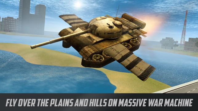 Battle Tank Flight Simulator 3D Full(圖1)-速報App