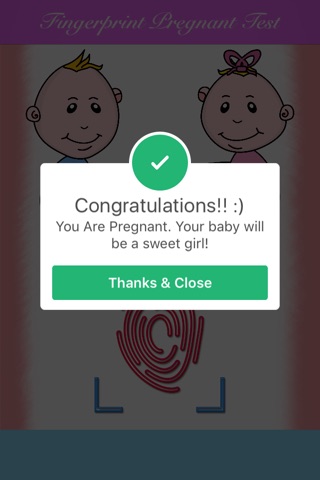 Fingerprint Pregnant Prank screenshot 3