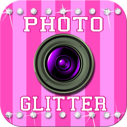 Photo Glitter Pro-add glamour and swag text on fotos icon