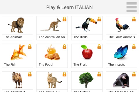 Play and Learn ITALIAN screenshot 2