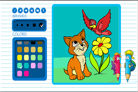 Pets Coloring Book screenshot 2