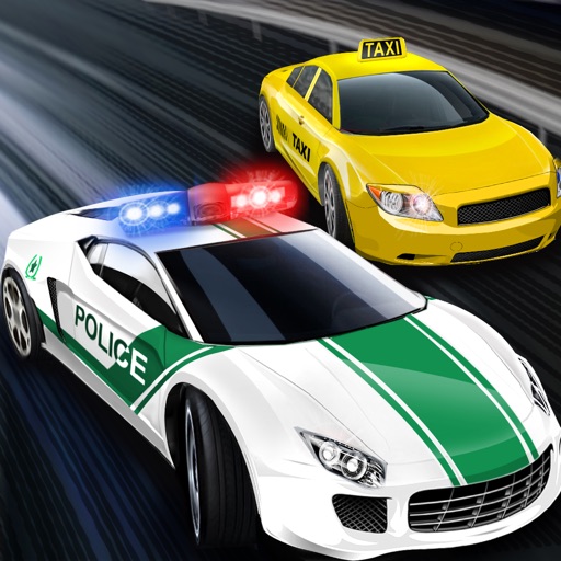 Speed Car Racing Police Chase-Turbo Traffic Racer Driving on Highway - Real Hunt & Smashing Rider Cop-Smash down all Robbers and Thieves iOS App