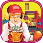 Granny's Pickle Factory Simulator - Learn how to make flavored fruit pickles with granny in factory