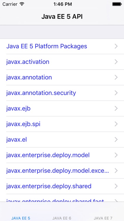 Java Platform, Enterprise Edition 5/6/7 API Specification