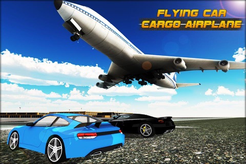 Flying Car Cargo Airplane 3D - Cargo Freight Vehicle Transporter Plane Game screenshot 3