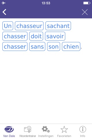 French Dictionary Pro - Van Dale Unabridged dictionary: translate between Dutch and French, check spelling, listen to pronunciation and use words correctly screenshot 4