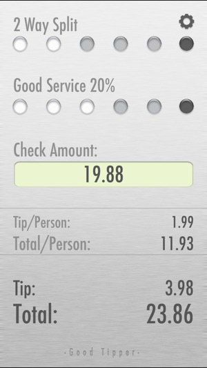 Good Tipper - Tip Calculator With Tip For You(圖1)-速報App