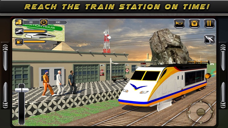 Flying Bullet Train Simulator screenshot-4