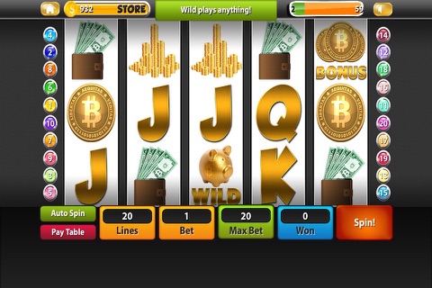 Mega Bit Coins Slots - Free Game for iPhone and iPad screenshot 3