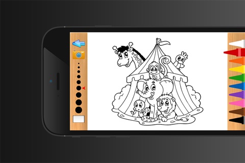 Kids Coloring Book Circus - Educational Learning Games For Kids And Toddler screenshot 4
