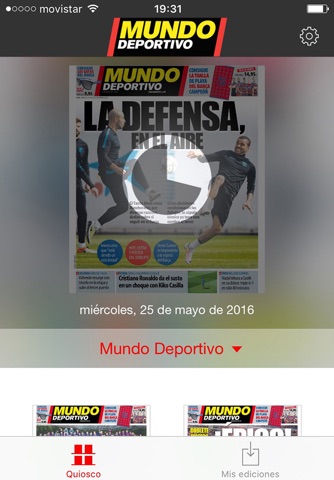 MundoDeportivo edición impresa screenshot 2