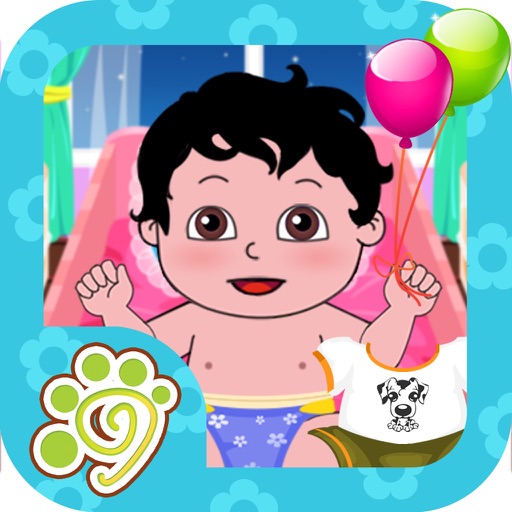Belle little newborn babysitter (Happy Box) baby care game for kids