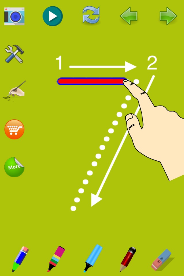 Trace Letters Wizard Level 3 screenshot 2