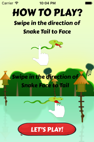 Snake Swipe Fun - Don't play with Dangerous Animals screenshot 3