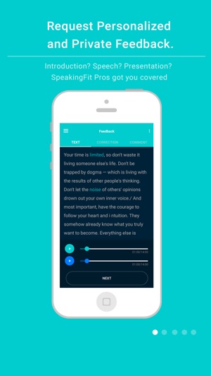 SpeakingFit - Personal Speaking Coach in Your Hand(圖1)-速報App