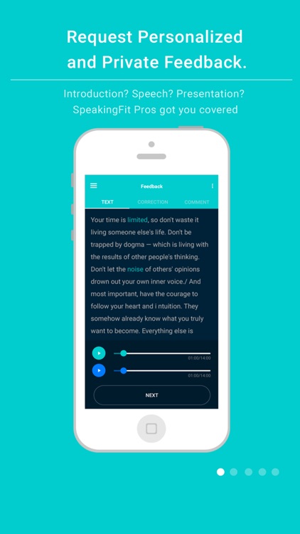 SpeakingFit - Personal Speaking Coach in Your Hand