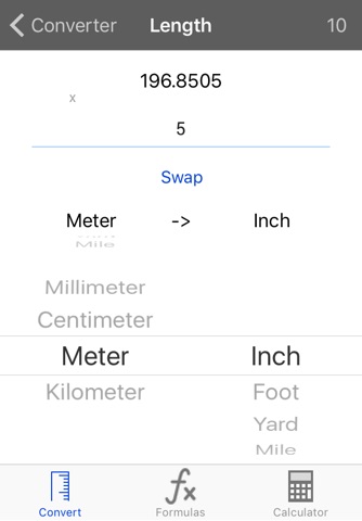 Formula Calc - The Calculator With Built In Formulas screenshot 4