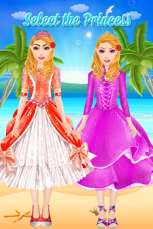 Princess Seaside Makeover Salon – Summer Fashion screenshot 4
