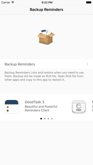 Backup Reminders Lists & Restore Data(圖1)-速報App