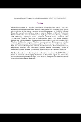 International Journal of Computer Networks & Communications ( IJCNC ) screenshot 3