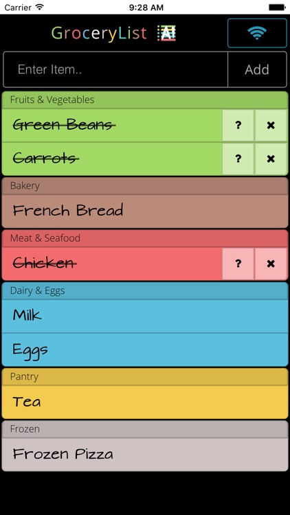 Grocery List Ai