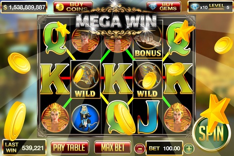 Slots: Cleopatra's Kingdom Slots Pro screenshot 4