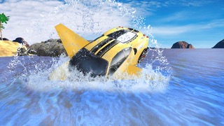Futuristic Flying Car Drive 3D - Extreme Car Driving Simulator with Muscle Car & Airplane Flight Pilot FREEのおすすめ画像4