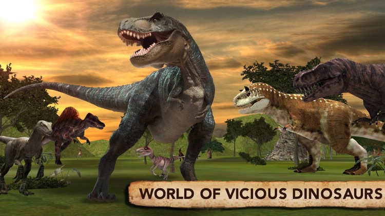 Dinosaur Simulator Trex Destruction Jurassic Forest & City Hungry Dino Carnage