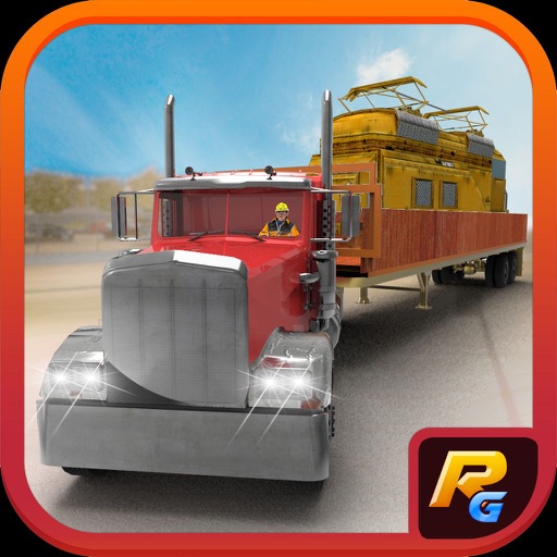 Train Transporter Truck – A Heavy Machinery and Locomotive Engine Transport Simulator Icon