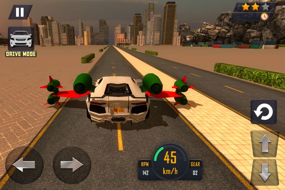 Flying Car Stunts 2016 screenshot 4